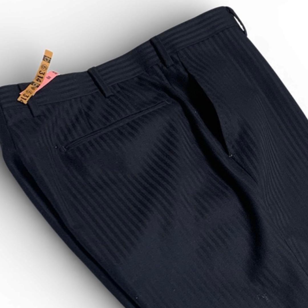 HILTON ネイビーストライプ3点セット　A5 ストレッチ SUPER100’