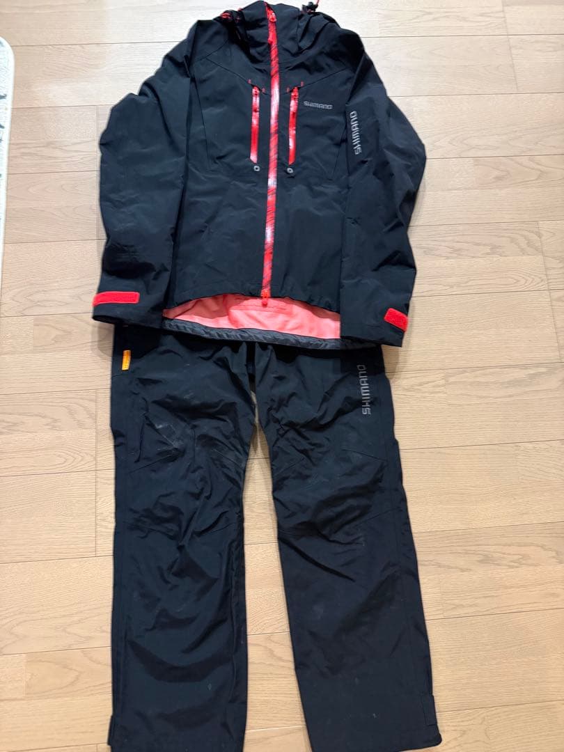 シマノ レインスーツ上下セット RA-024N サイズM