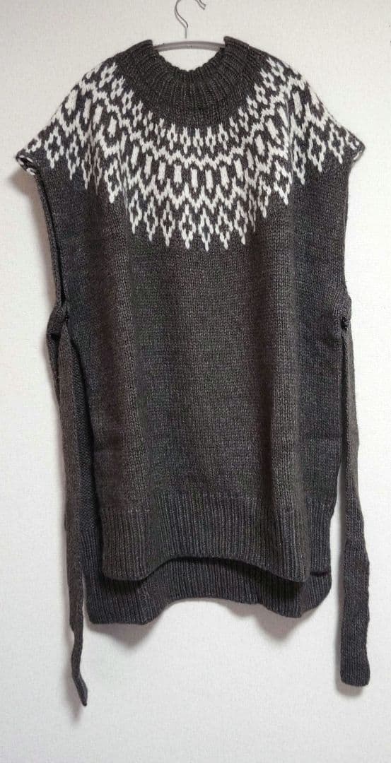 ジャケット・アウター NORDIC SWEATER PONCHO