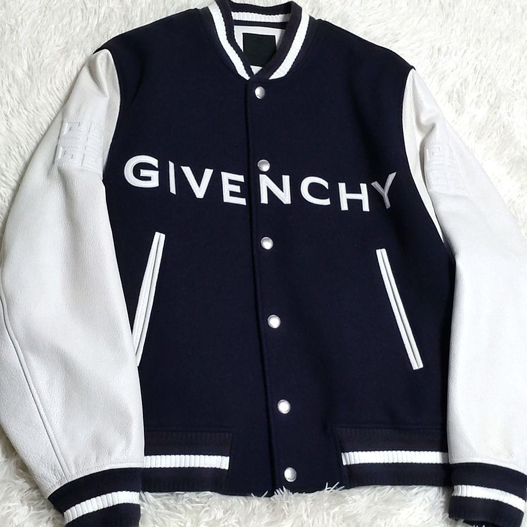 【美品】GIVENCHY　ボンバージャケットスタジャン52　レザー