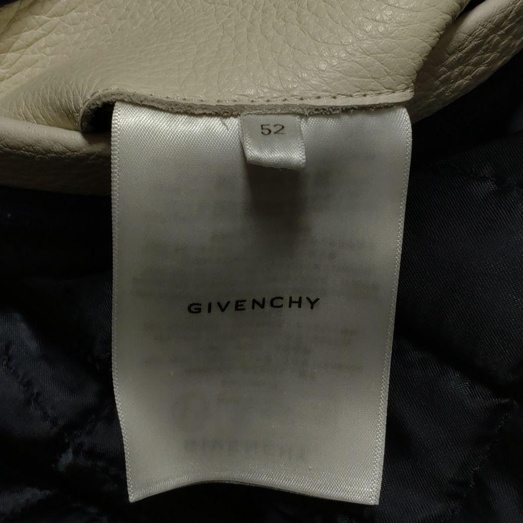 【美品】GIVENCHY　ボンバージャケットスタジャン52　レザー
