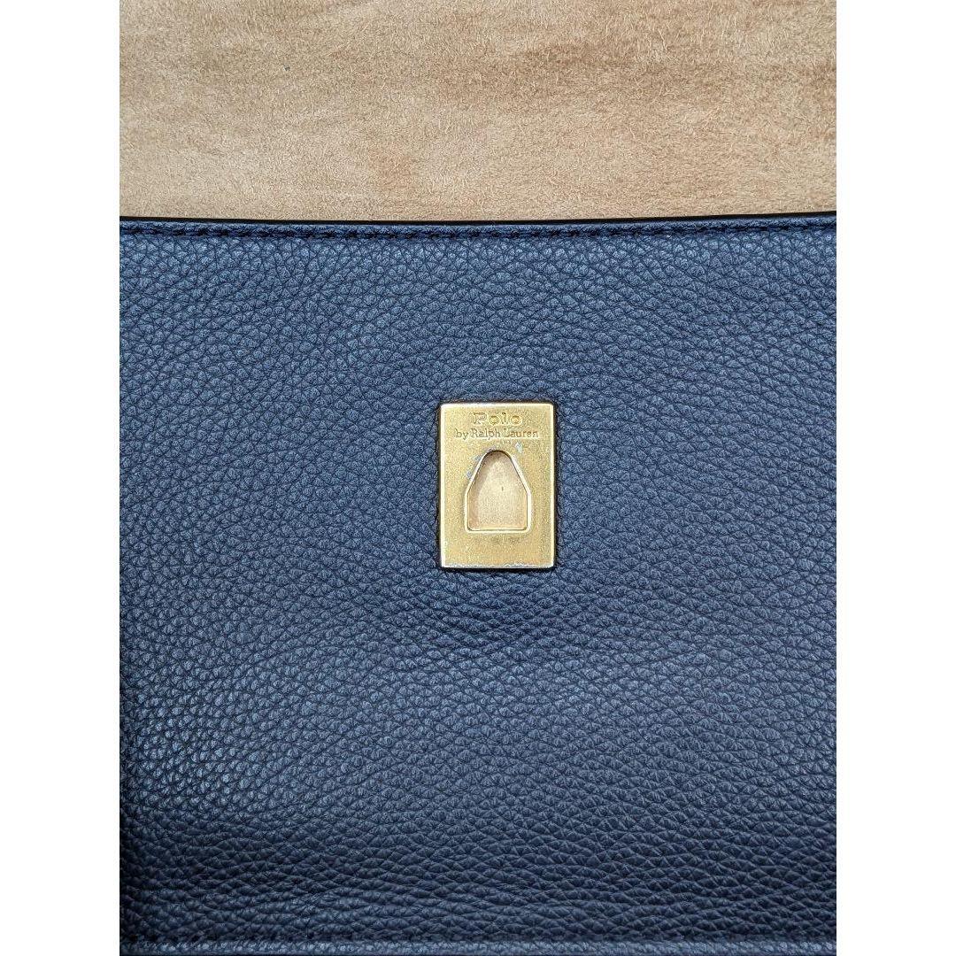 ラルフローレン/PoloIDレザークロスボディ クラッチ ショルダーバッグ