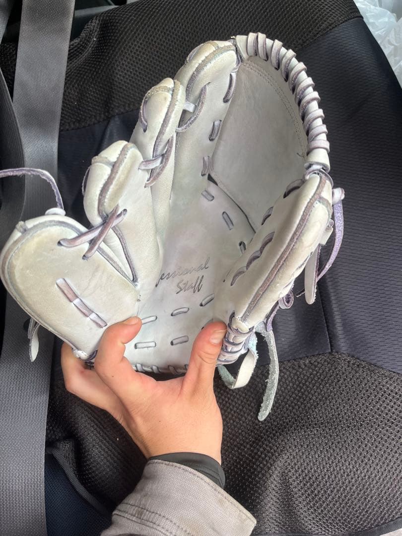 ミヤマホワイト 野球硬式グローブ左