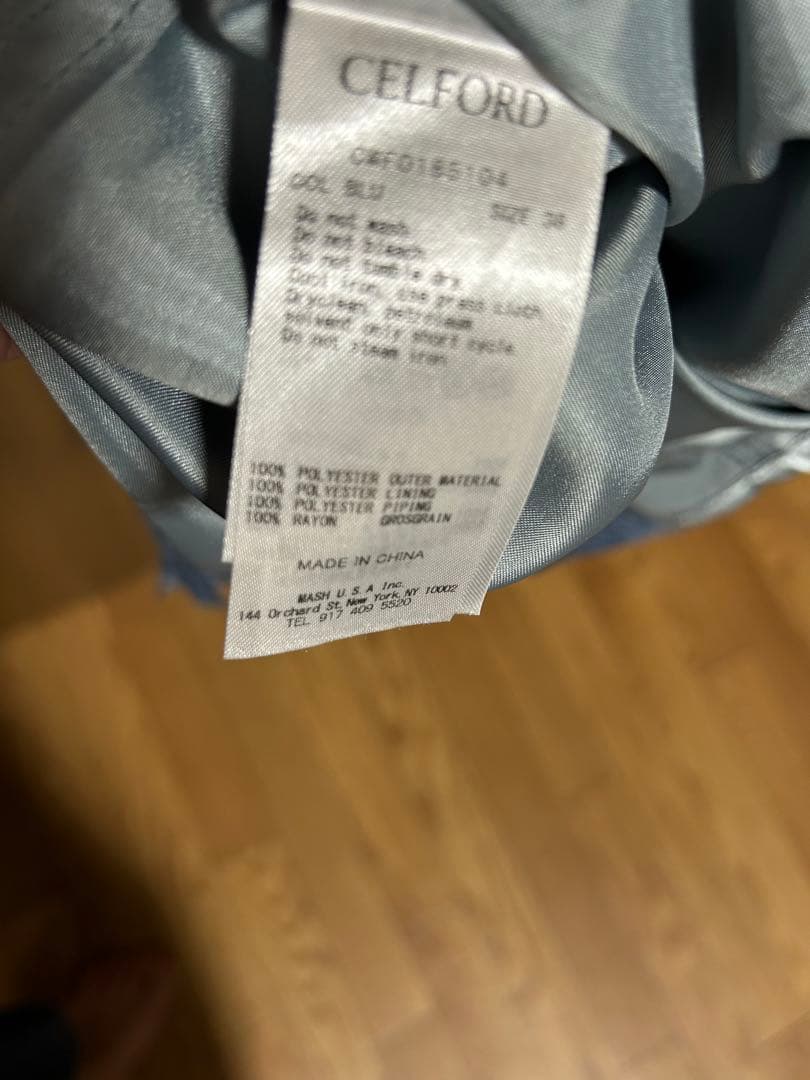 CELFORD ブルーレースワンピース