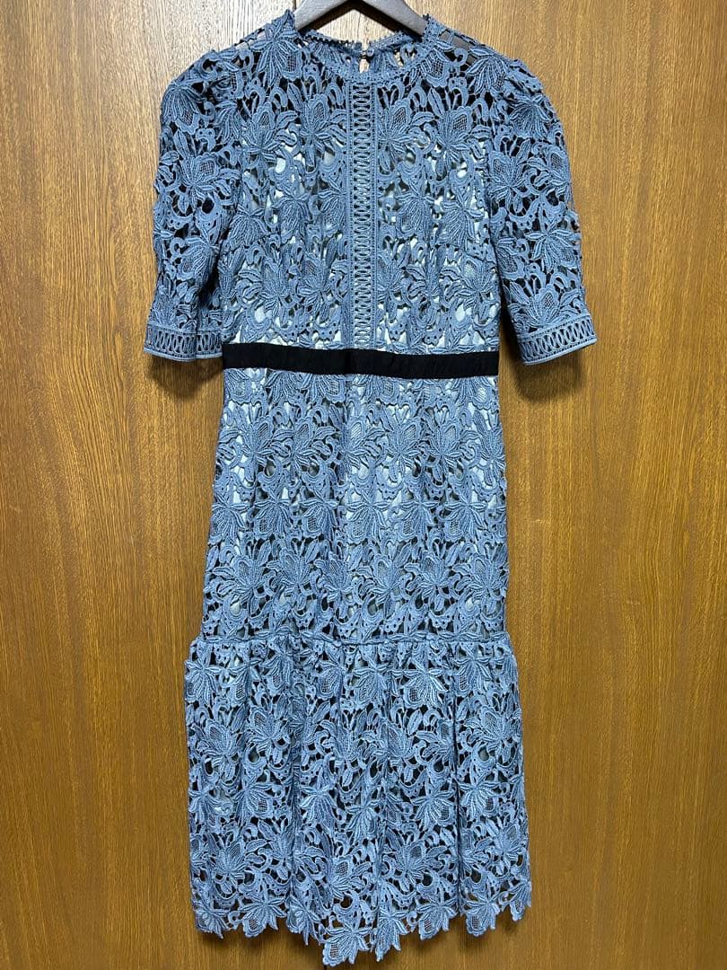 CELFORD ブルーレースワンピース