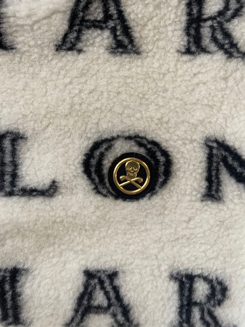 【美品】MARK & LONA ロゴセーター ホワイト即完売品 48L