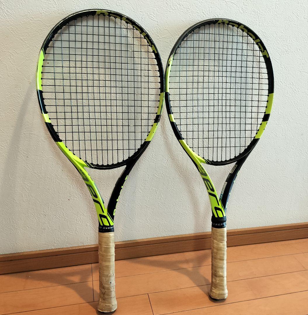 BabolaT ピュアエロシリーズ 硬式テニスラケット 2本セット