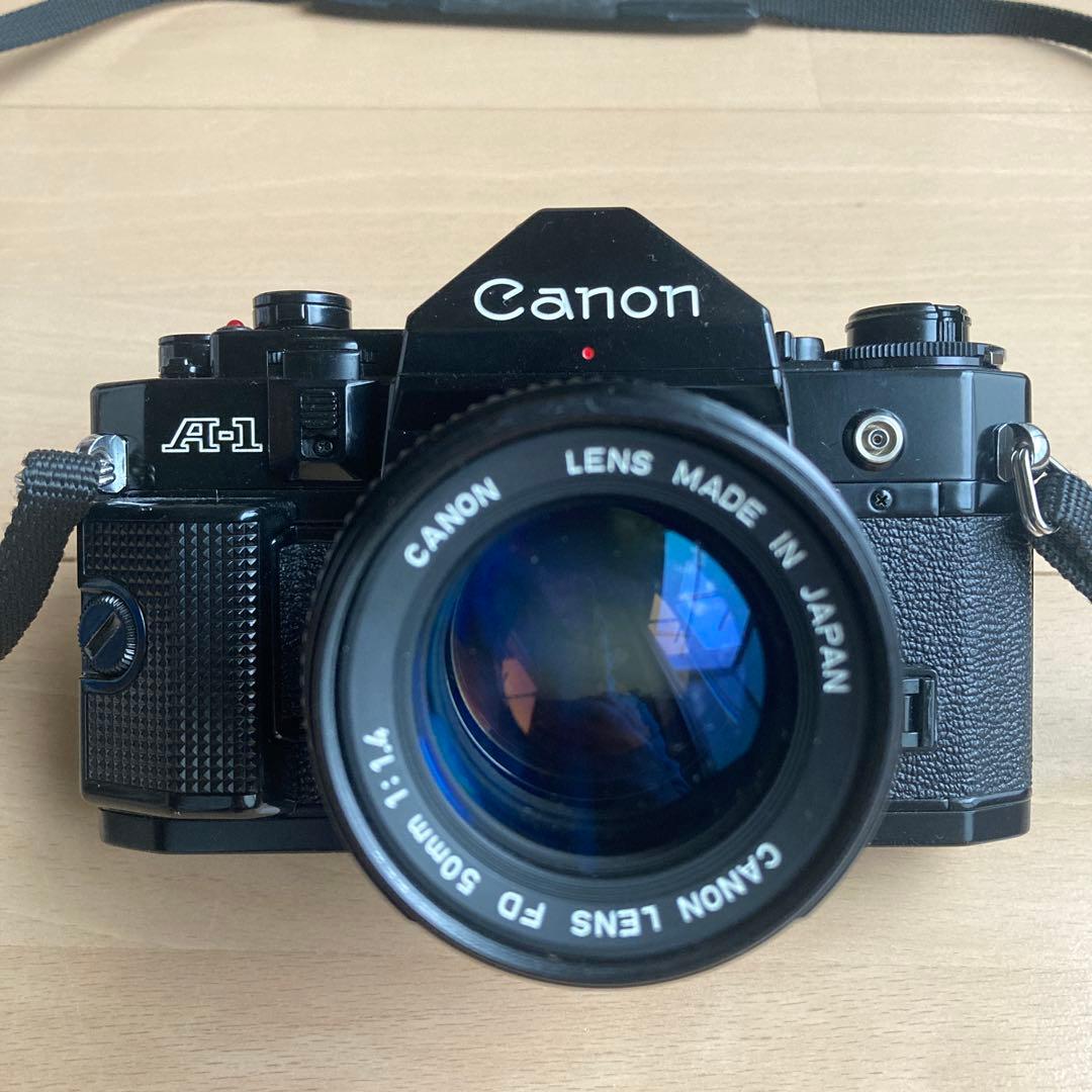 Canon A-1 一眼レフカメラ 50mmレンズ付き