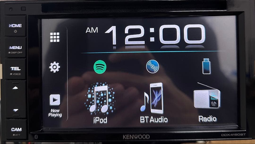 中古 KENWOODディスプレイオーディオ　DDX4190BT、DVD