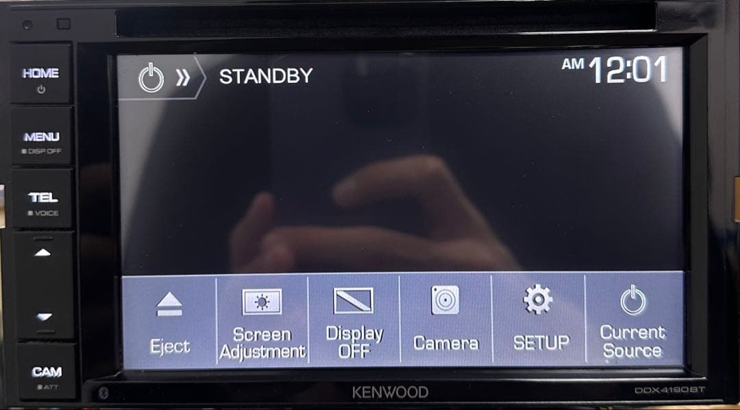 中古 KENWOODディスプレイオーディオ　DDX4190BT、DVD