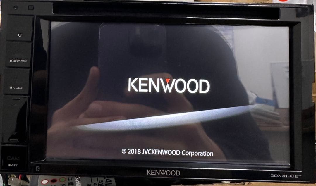 中古 KENWOODディスプレイオーディオ　DDX4190BT、DVD