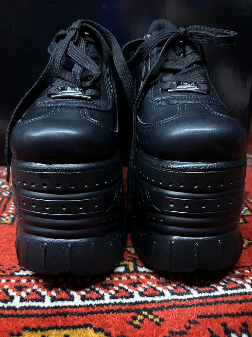 【大人気】新品未使用ヨースケYOUSUKE厚底レースアップスニーカー 23センチ