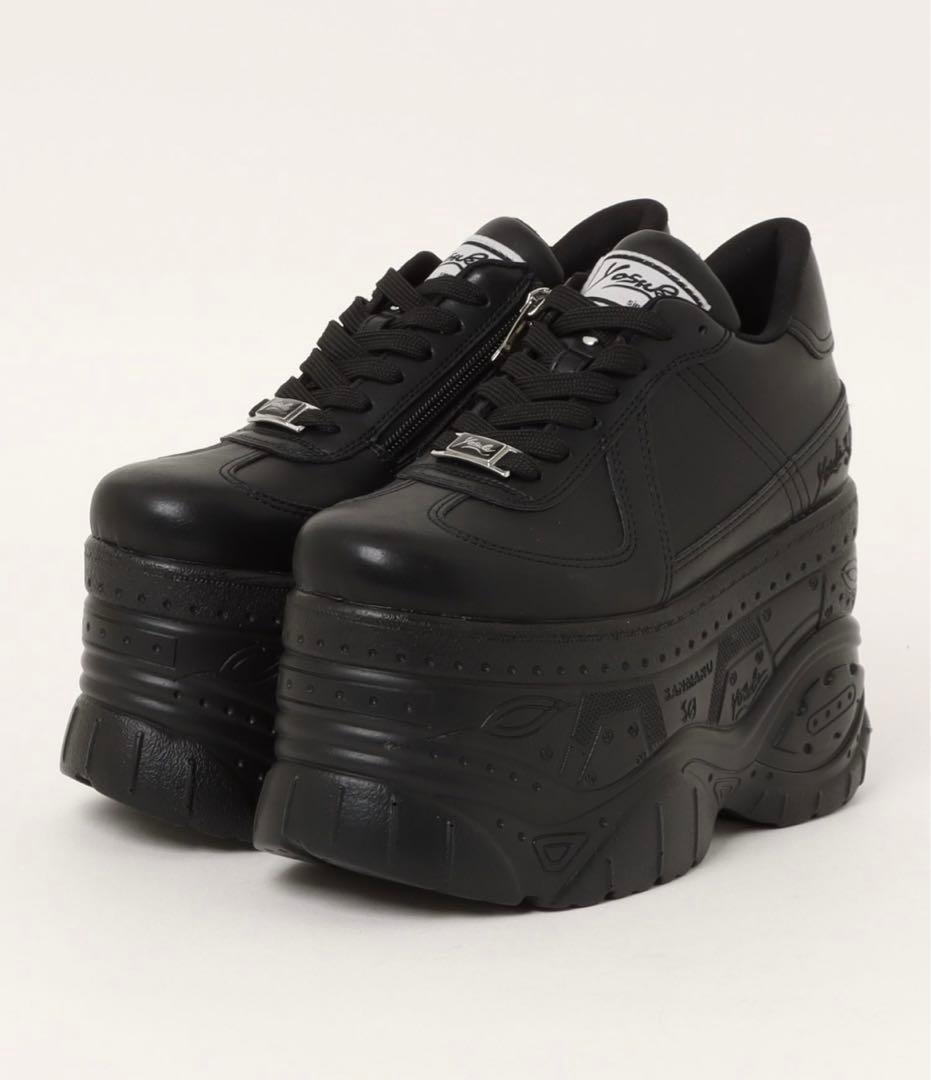 【大人気】新品未使用ヨースケYOUSUKE厚底レースアップスニーカー 23センチ