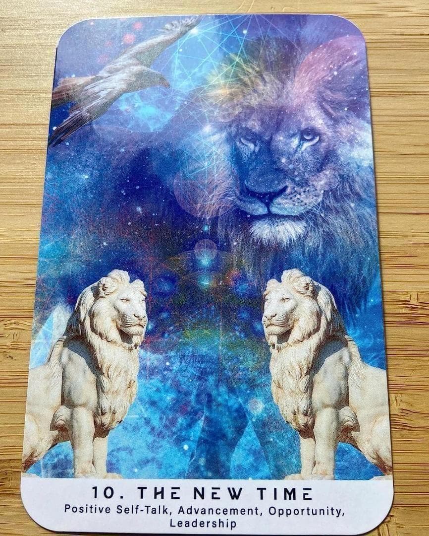 【正規品オラクルカード】幻のインディーズ品✨スターシードリラのホワイトライオン