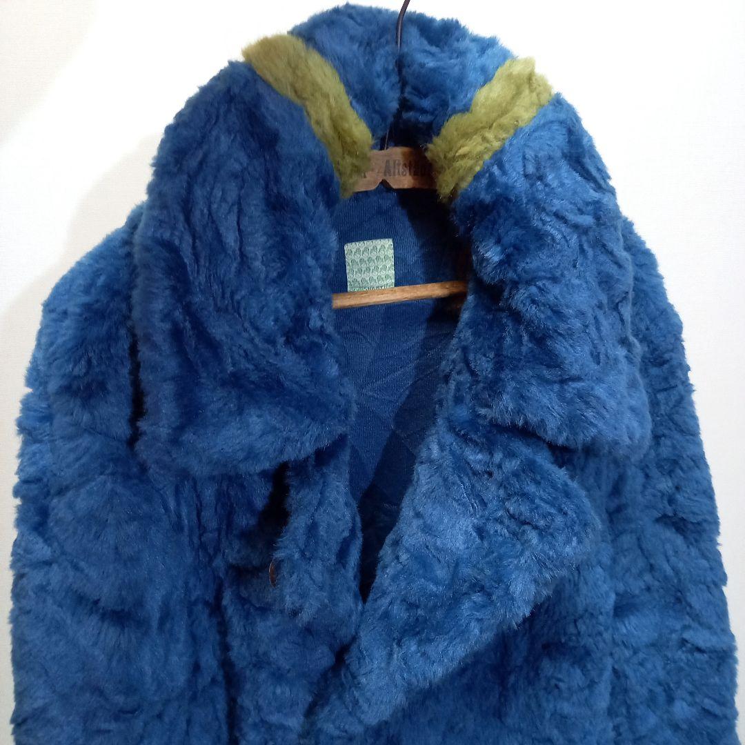 極美品 SHANTii フェイクファー ピーコート M 毛皮 ファーコート