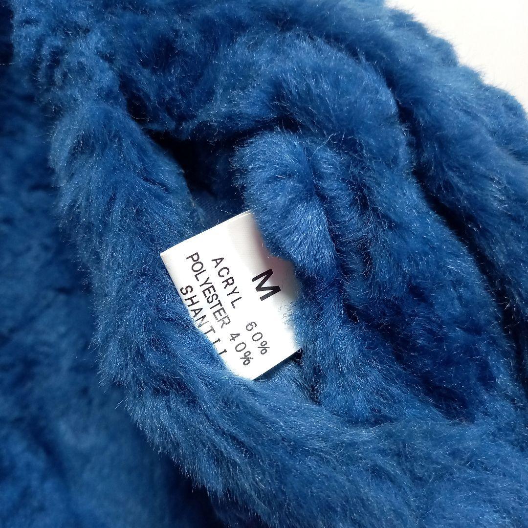 極美品 SHANTii フェイクファー ピーコート M 毛皮 ファーコート