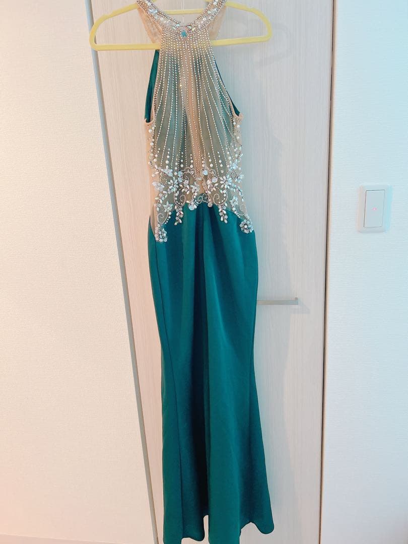 エンジェルアール グリーン ロングドレス