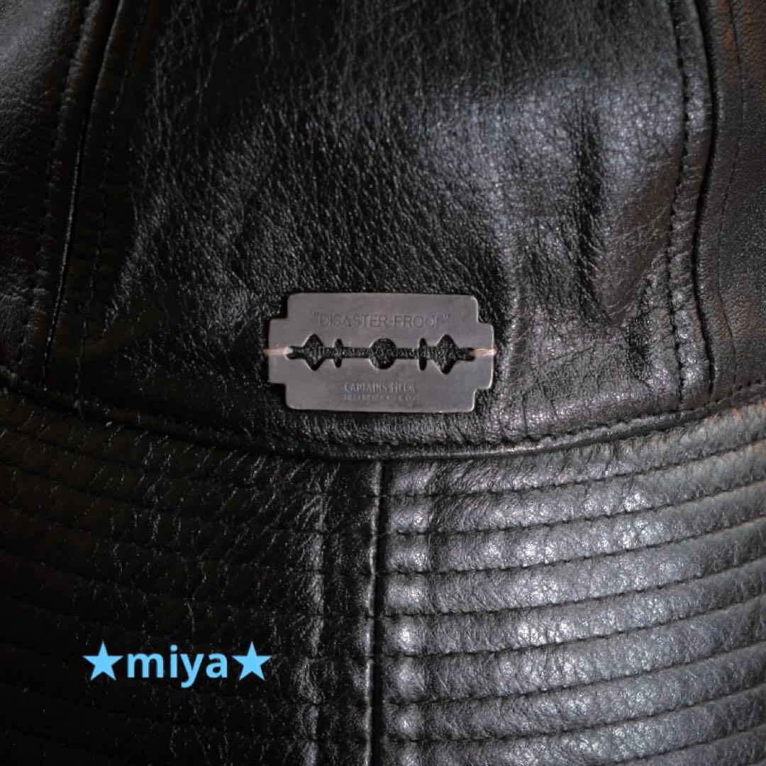 SOLARIS&Co / 別注 レザーハット / CAPTAINS HELM