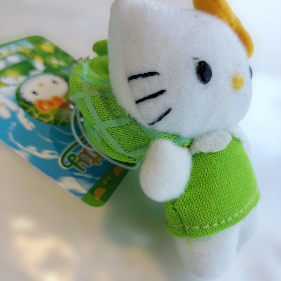 サンリオハローキティ メロン帽子キーホルダー2004平成レトロ激レア