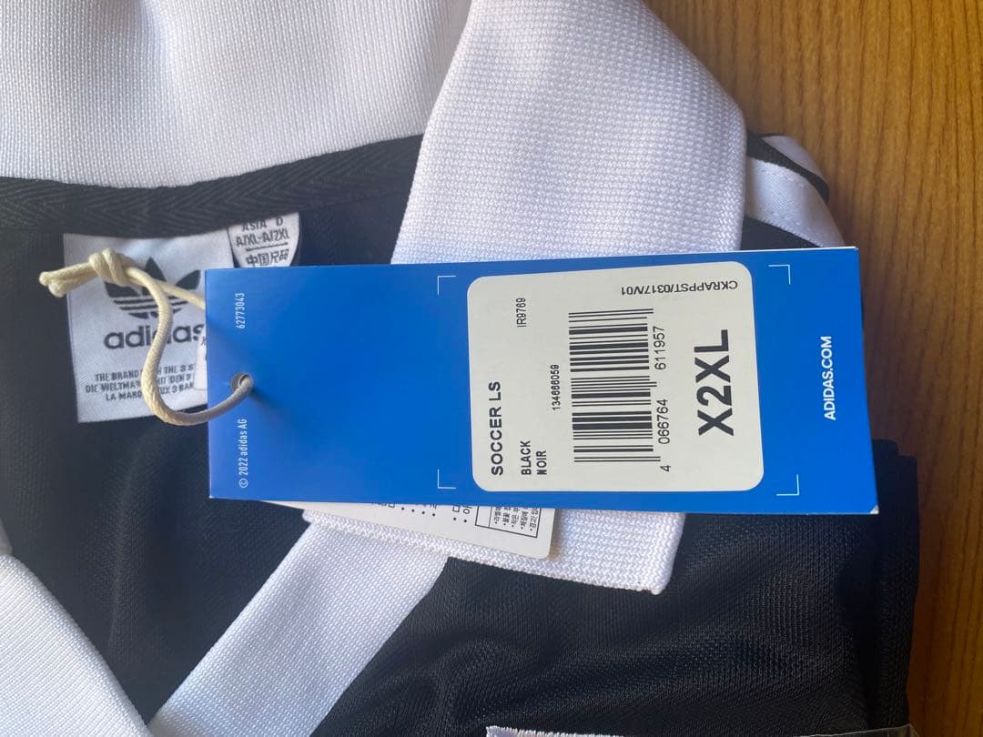 adidas フットボール 長袖シャツ L-XL ゲームシャツ 柴田ひかり