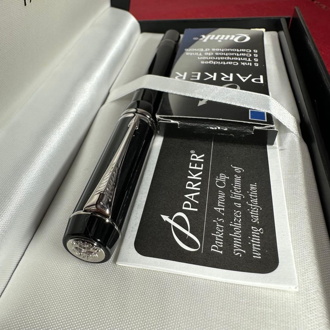 らじ パーカー デュオフォールド 18金 万年筆 PARKER 新品