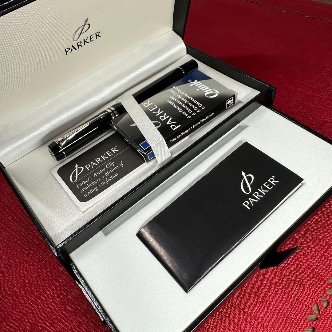 らじ パーカー デュオフォールド 18金 万年筆 PARKER 新品