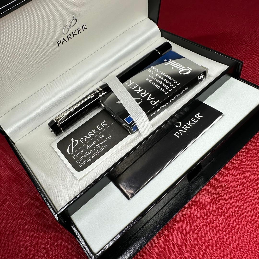 らじ パーカー デュオフォールド 18金 万年筆 PARKER 新品
