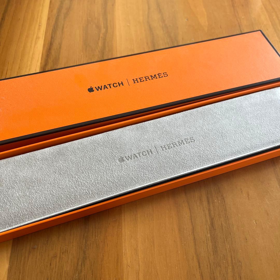 45㎜　Apple Watch エルメス　ブラウン　ドゥブルトゥール