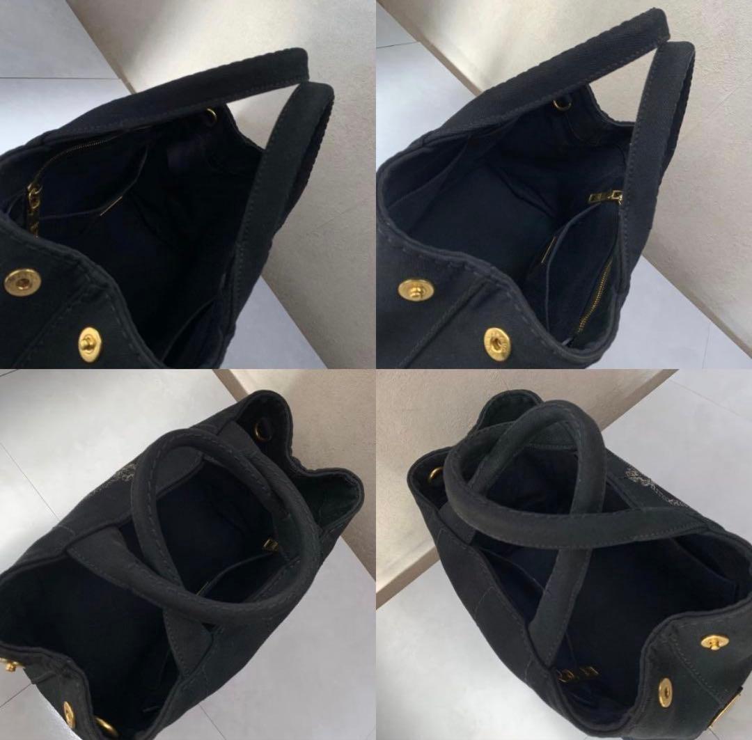 プラダ カナパ PRADA 2way ショルダー 1BG439 S ブラック