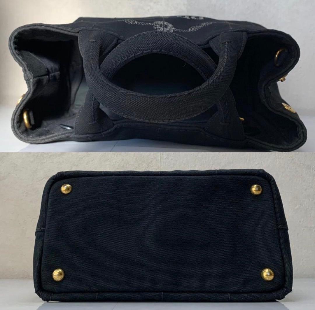 プラダ カナパ PRADA 2way ショルダー 1BG439 S ブラック
