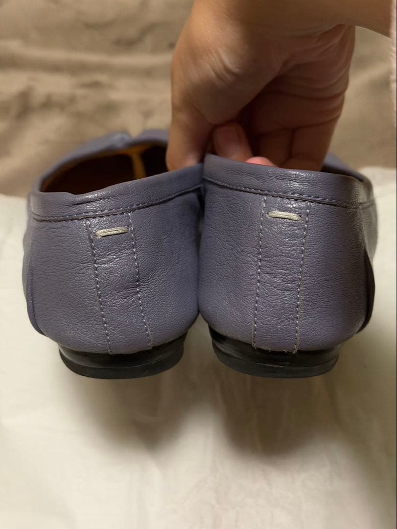 靴 Maison Margiela TABI BALLERINA / PEWTER