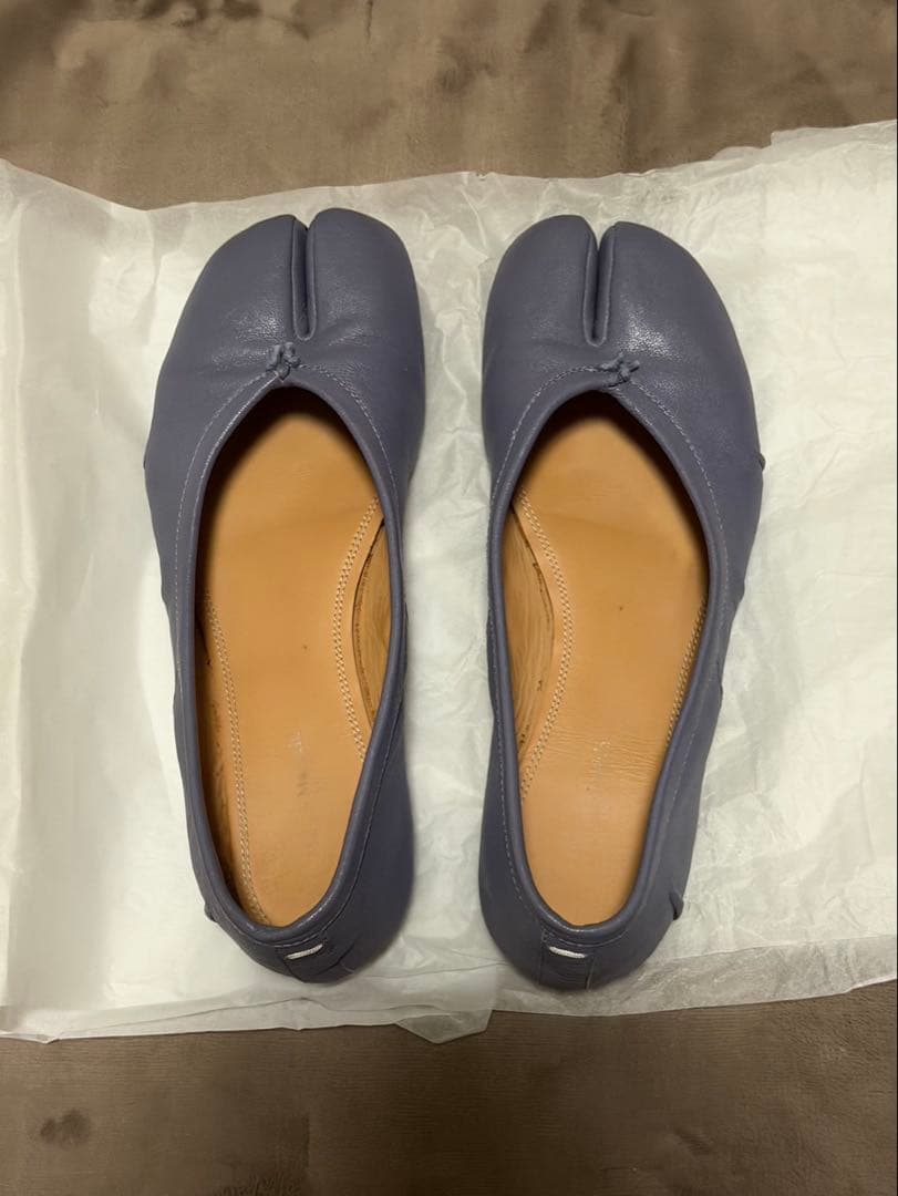 靴 Maison Margiela TABI BALLERINA / PEWTER