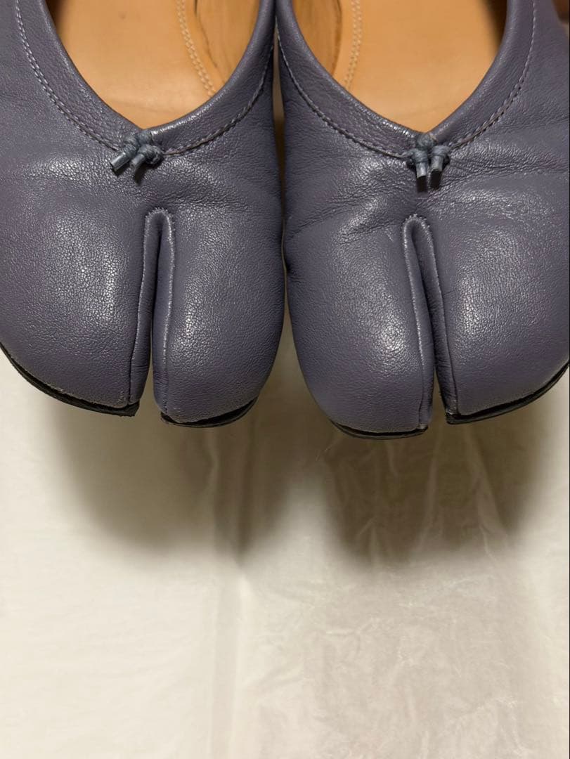 靴 Maison Margiela TABI BALLERINA / PEWTER