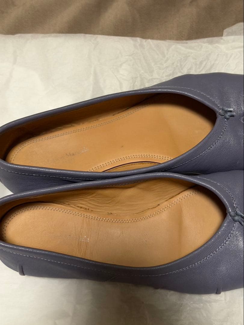 靴 Maison Margiela TABI BALLERINA / PEWTER