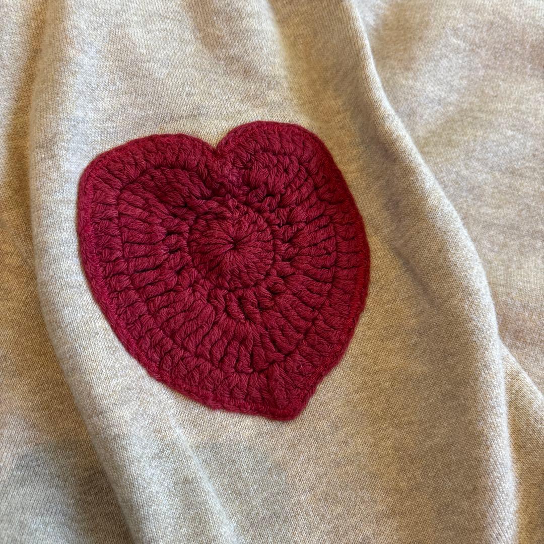 ロッタ様　　RHC ロンハーマン　ハートスウェット エルボーパッチ