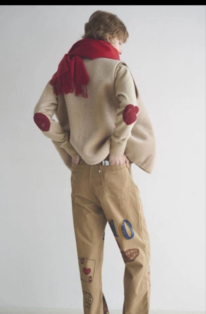 ロッタ様　　RHC ロンハーマン　ハートスウェット エルボーパッチ