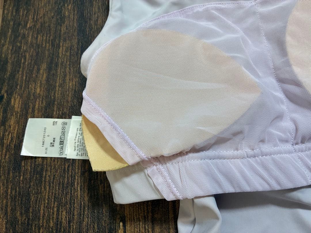 極美　emmi エミヨガ　ヨガウェア　薄パープル　吸水速乾　UVカット　接触冷感