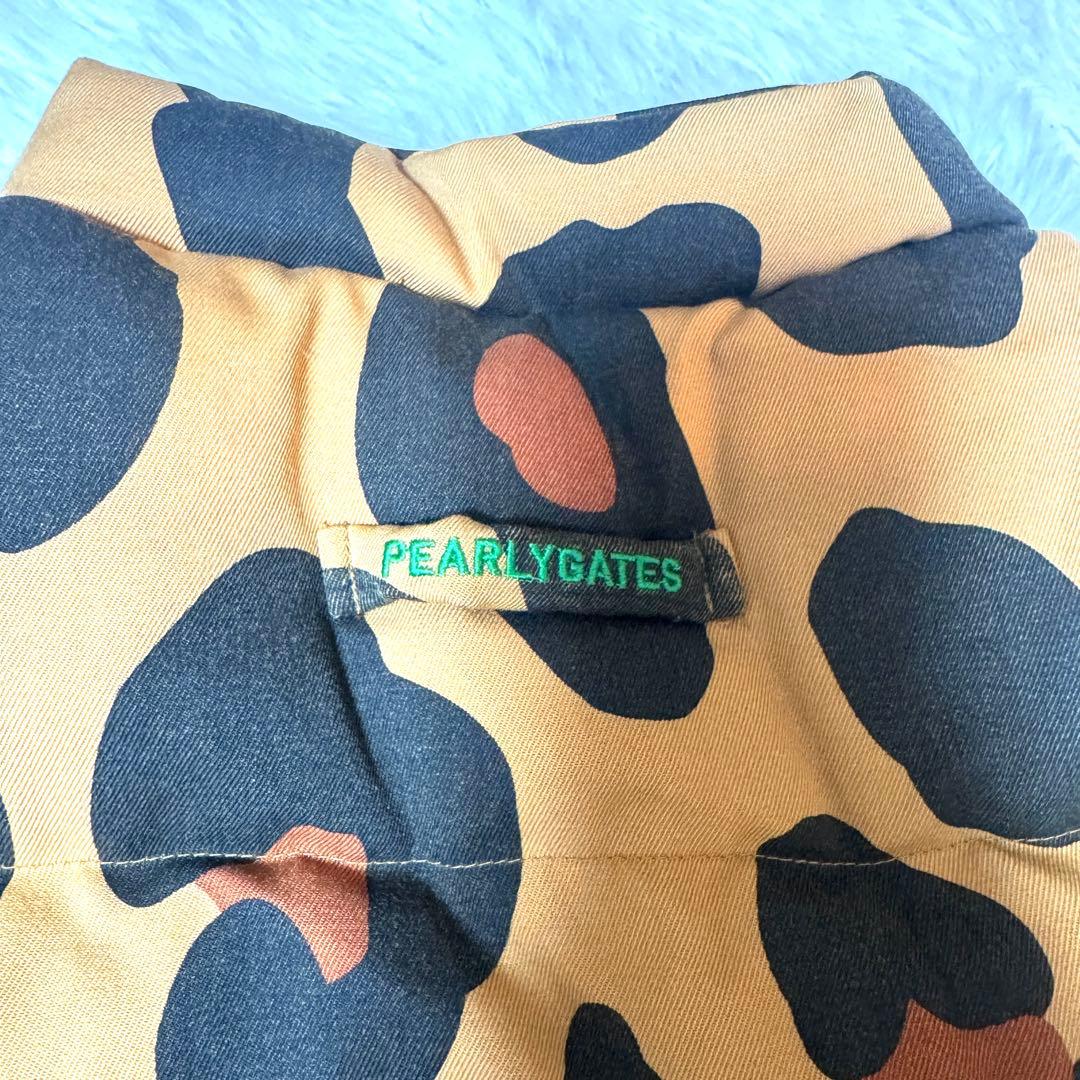 PEARY GATES パーリーゲイツ ヒョウ柄ダウン サイズ2(Lサイズ相当)