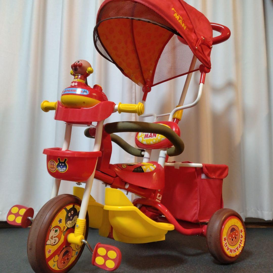 アンパンマン 三輪車 それいけ！アンパンマン デラックスII レッド 赤