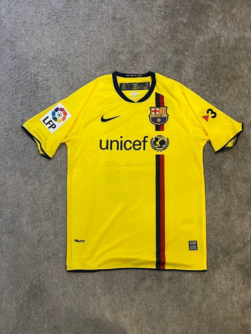 【超希少】 NIKE リオネルメッシ　10番　08/09 アウェイユニフォーム