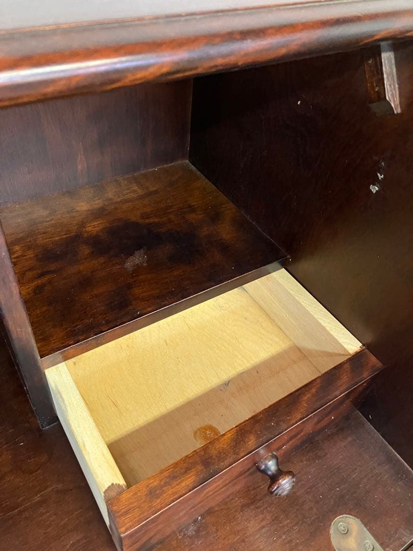 神居民芸　ライティングビューロー　デスク　ライティングデスク　樺