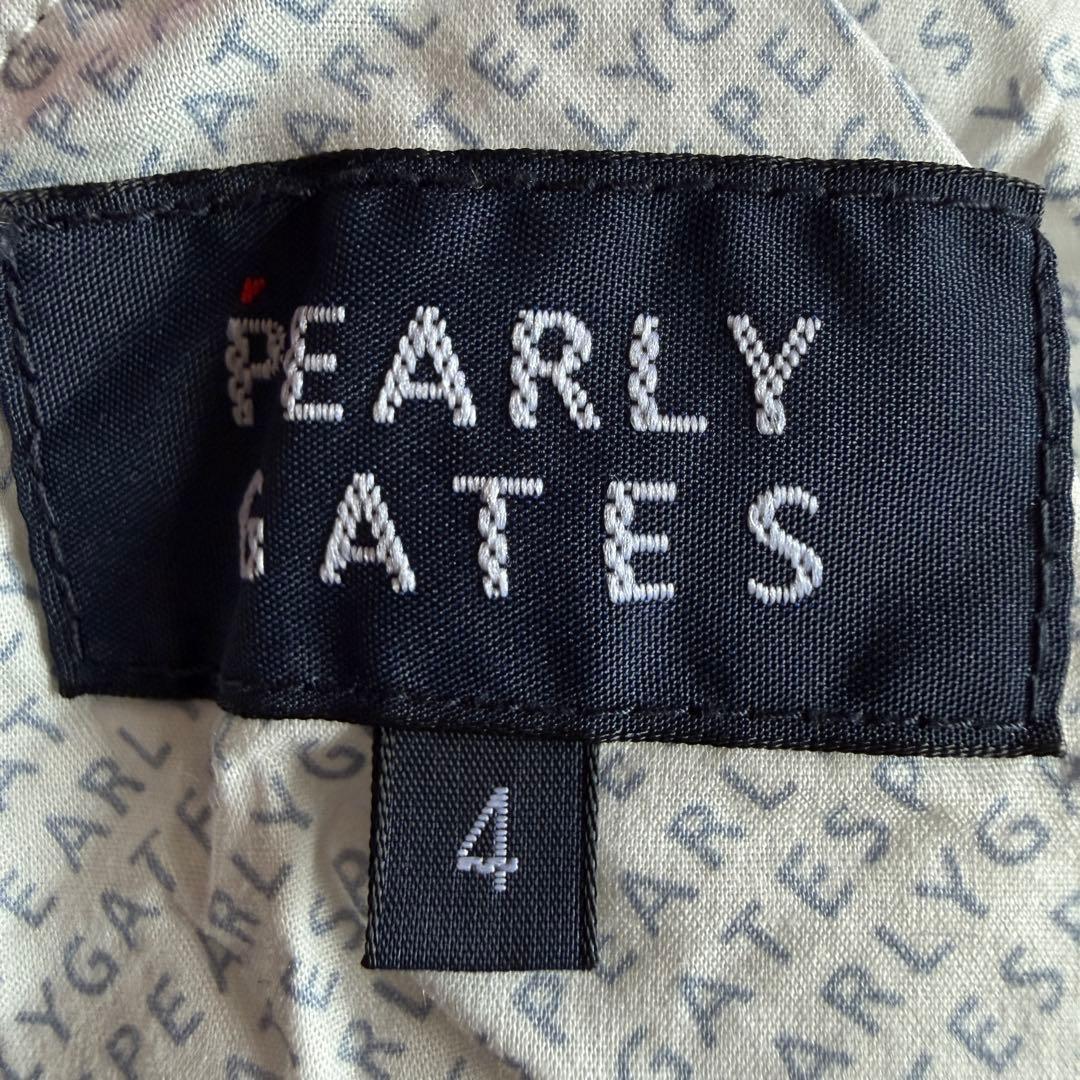 美品　防寒　蓄熱　パーリーゲイツ　パンツ　4 M〜L相当　紺　ネイビー　裏地付き