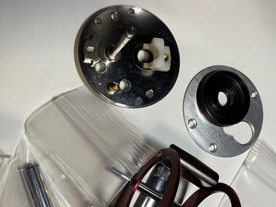 か*ん様 ABU Ambassadeur 1500C レッドパーツセット。アンバ