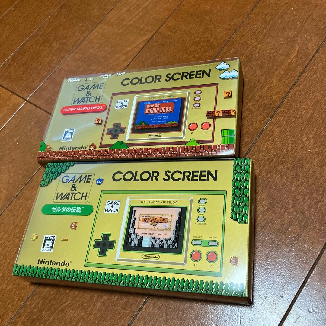 【新品未開封】ゲーム&ウォッチ スーパーマリオBROS ゼルダの伝説