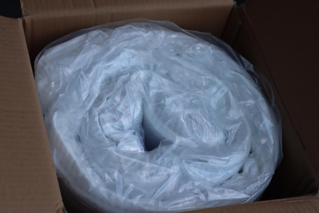 日本製　折り畳み三つ折りマットレス　6cm厚ワイドキング300cm幅アイボリー