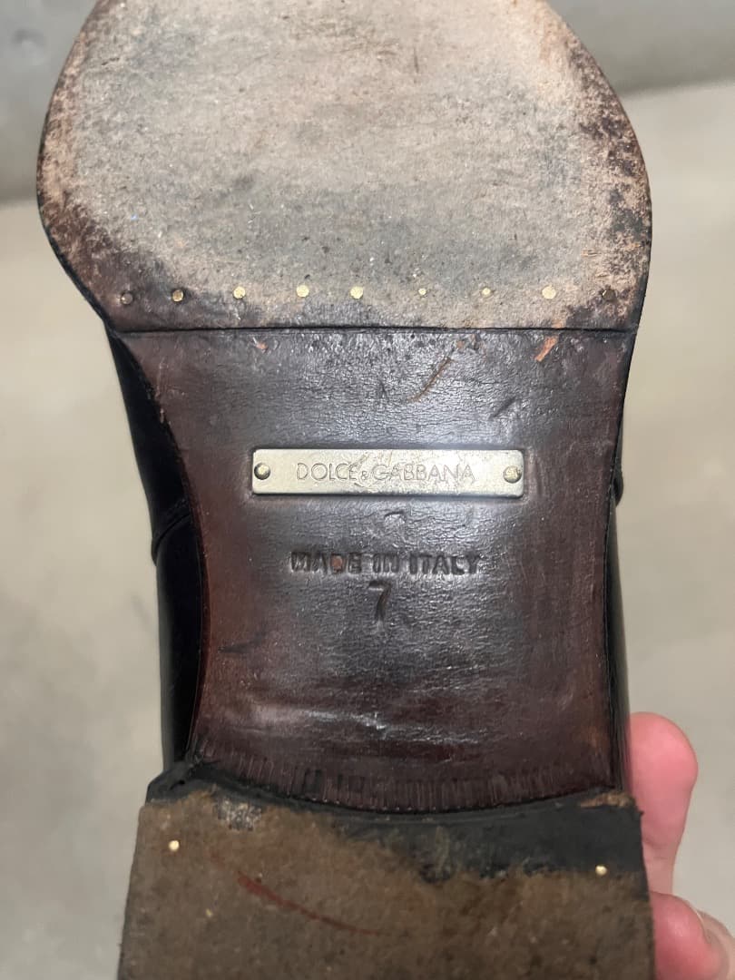 DOLCE&GABBANA サイドゴアブーツ