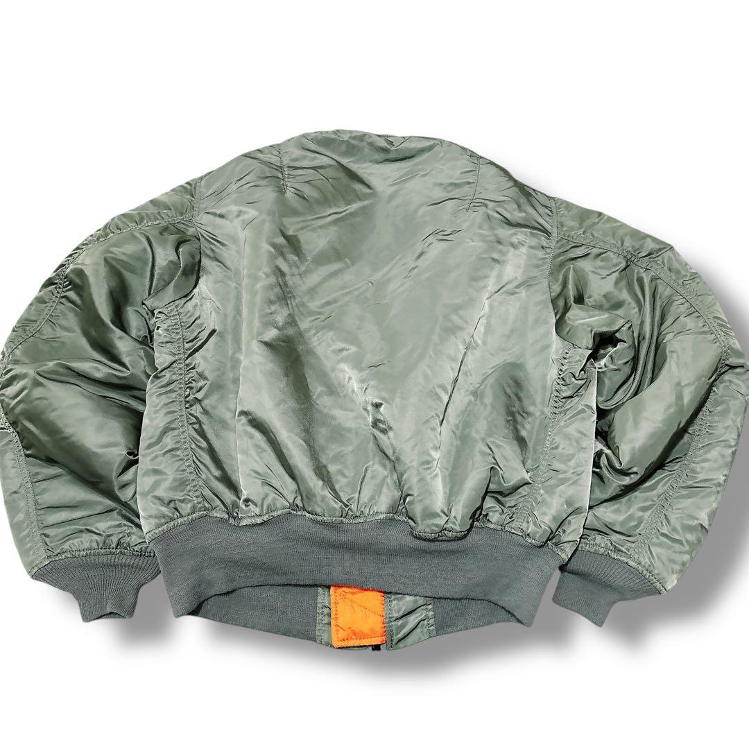 美品 USA製 ALPHA アルファ MA-1 フライトジャケット Lサイズ