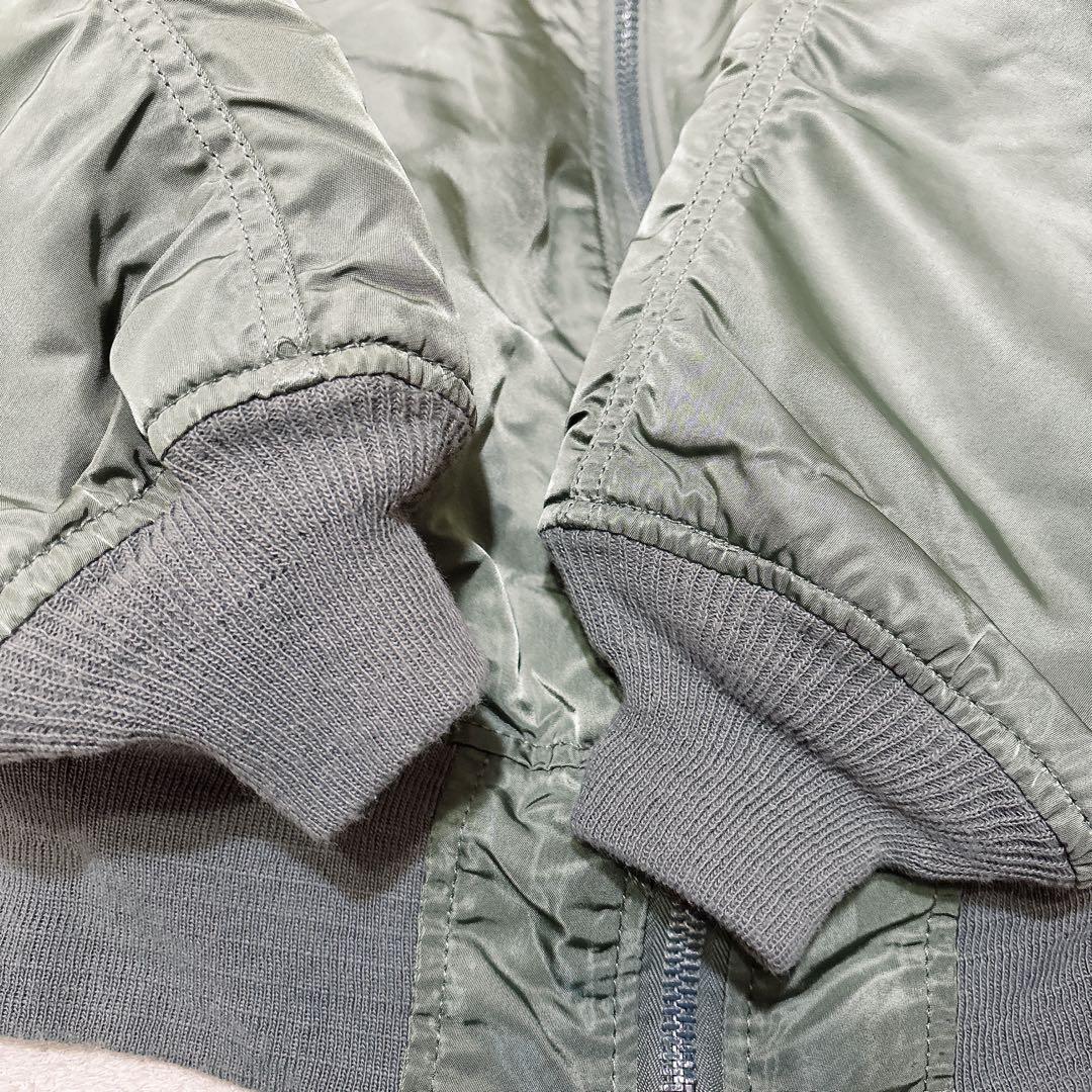 美品 USA製 ALPHA アルファ MA-1 フライトジャケット Lサイズ