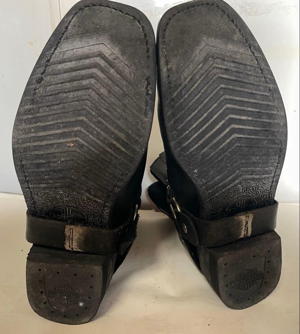 バイカーHARLEYDAVIDSONライディングブーツサイズ9 1/2