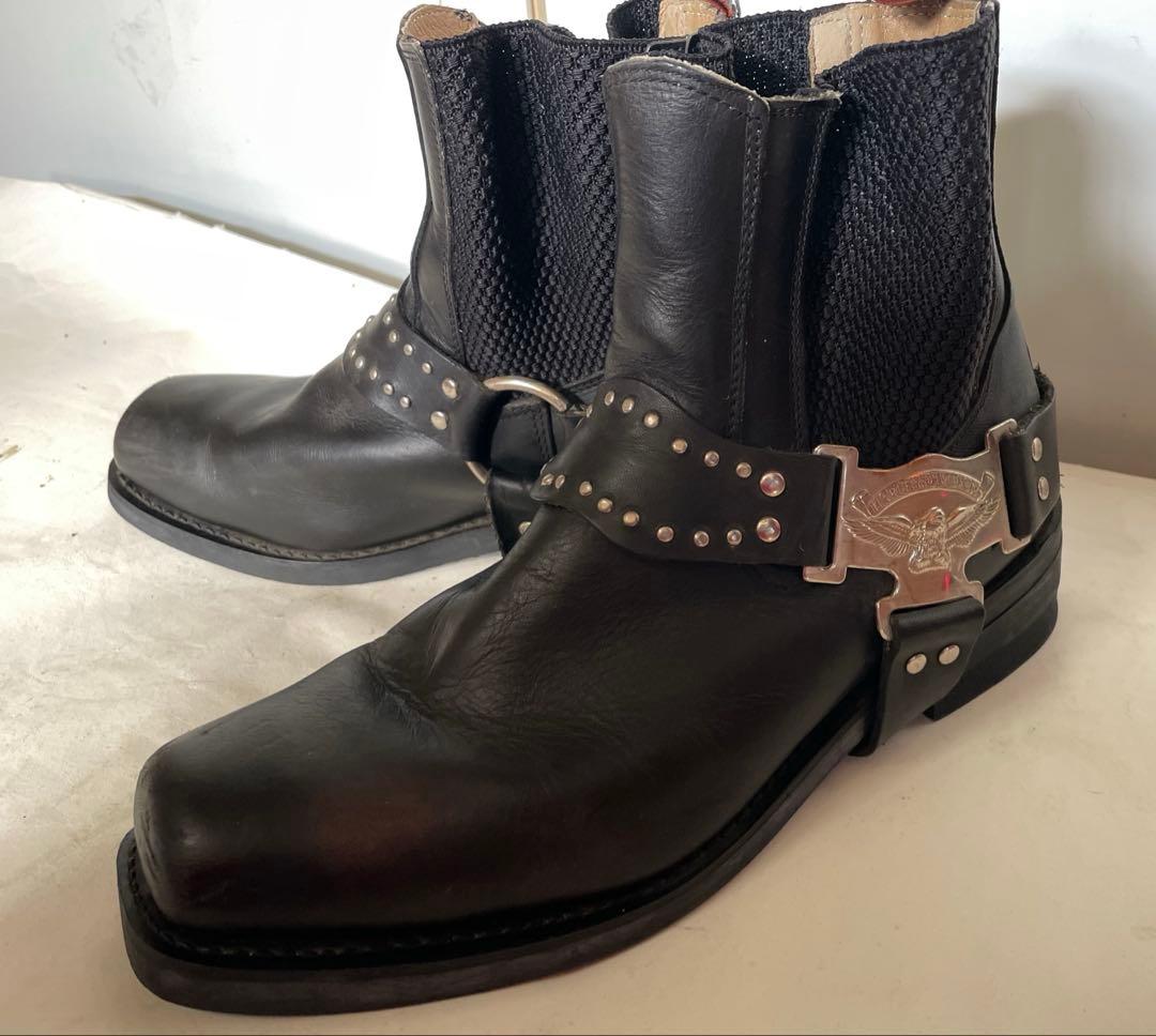 バイカーHARLEYDAVIDSONライディングブーツサイズ9 1/2